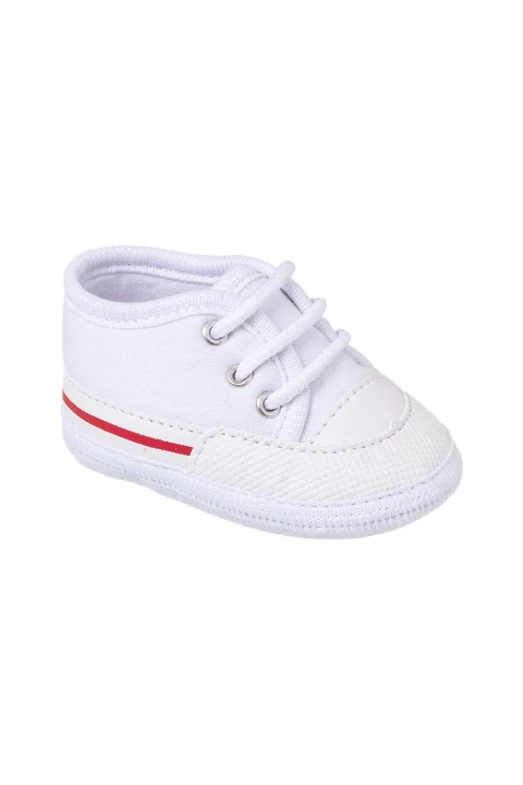 Tenis Acordonado Bebe Blanco