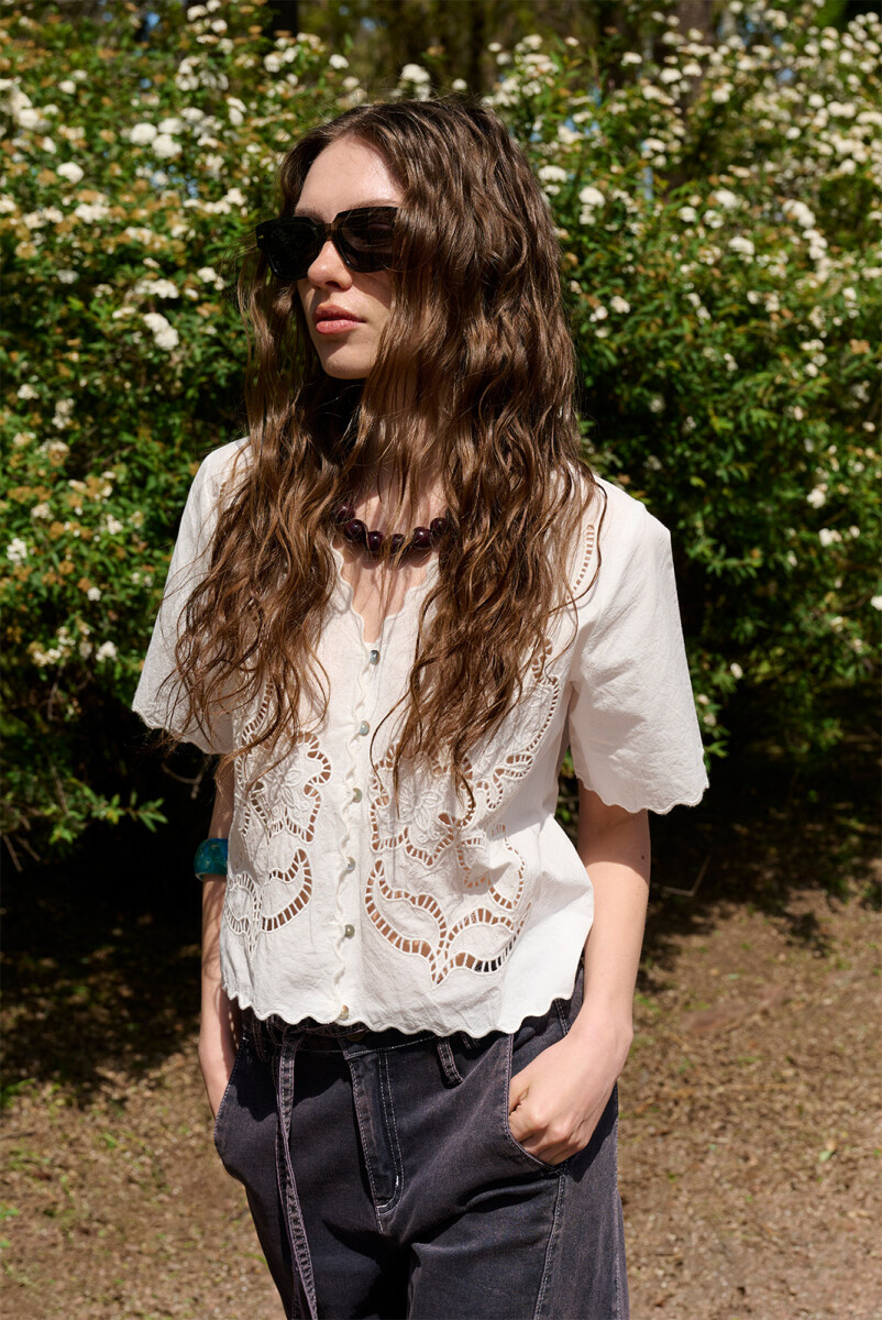 CAMISA SUSPIRO - BLANCO 