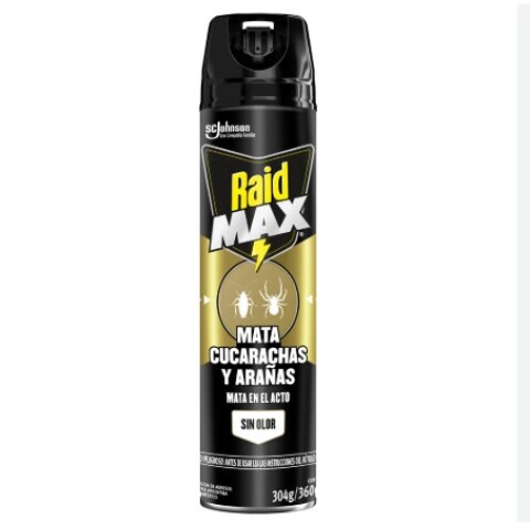 Raid Max mata cucarachas y arañas SIN OLOR Raid Max mata cucarachas y arañas SIN OLOR