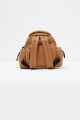 Mochila con bolsillos exteriores tostado