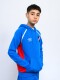 HOODIE DOLMAN Nacional Junior Azul Royal, Rojo