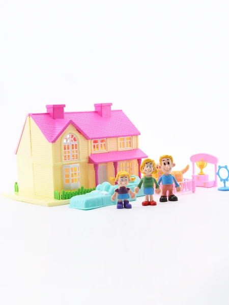 MINI VILLA JARDIN CON JUEGOS AMARILLO