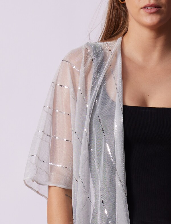 Kimono Night PLATEADO