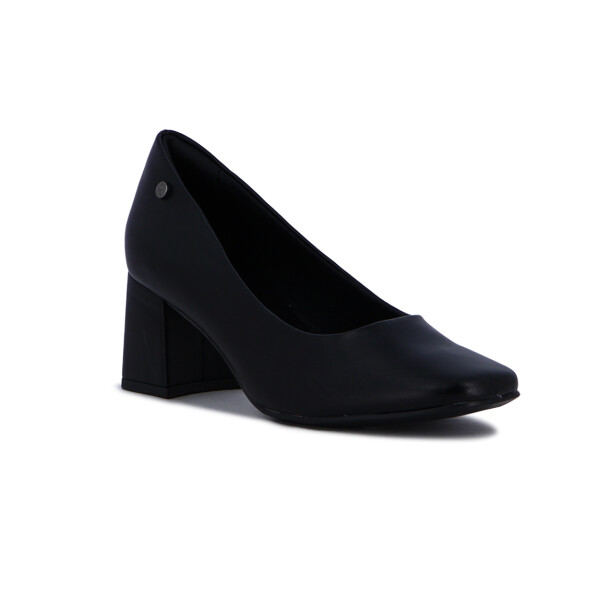 Ramarim Zapato Taco Cuadrado Forrado Negro