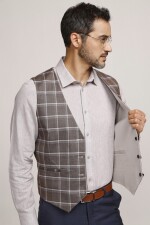 Chaleco Reversible Due Volti BEIGE/CAFE