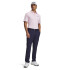 UA Playoff 3.0 Stripe Polo-PNK PNK-647