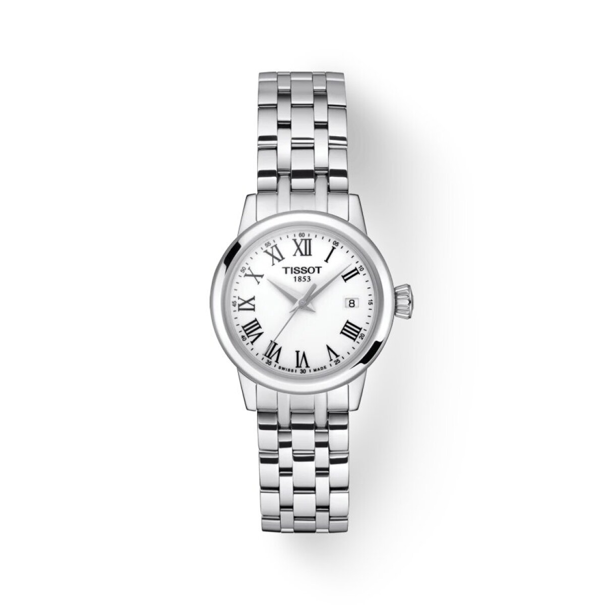 Reloj Tissot CLASSIC DREAM Lady en acero con esfera blanca 