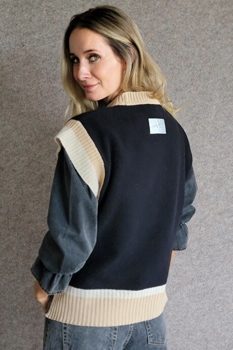 Chaleco Nórdico Lambswool Negro