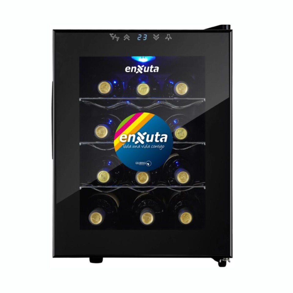 Enfriador de Vino ENXUTA EVENX3312 Capacidad 12 Botellas 