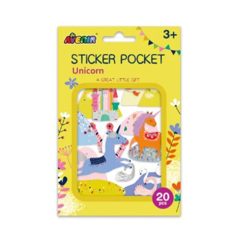 Sticker pocket Unicornio Sticker Pocket Unicornio