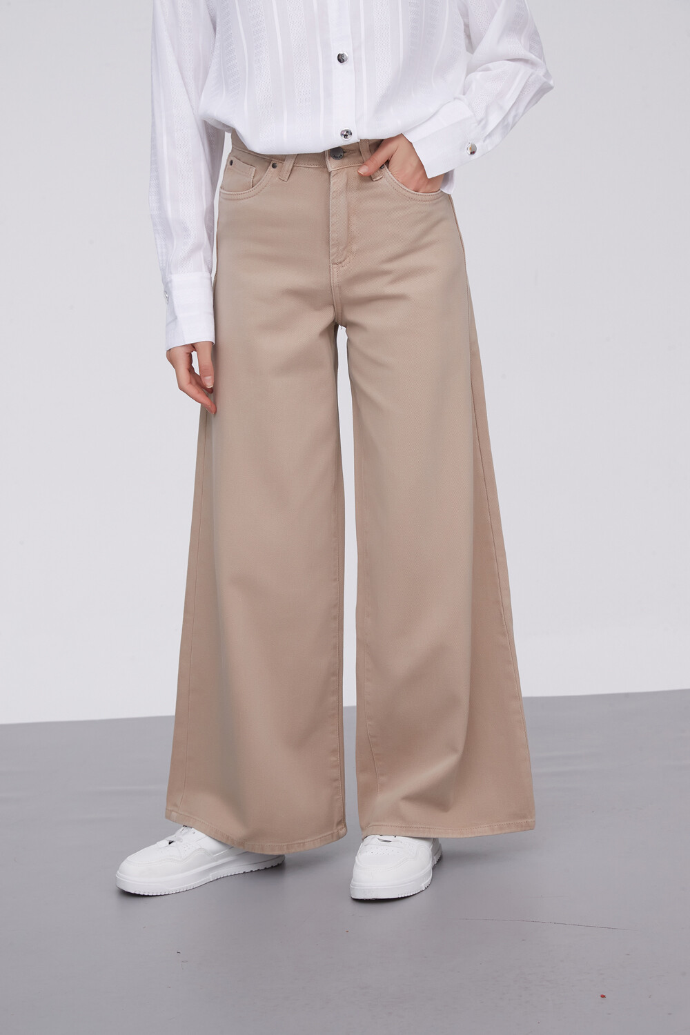 Pantalon Eddy Beige Oscuro