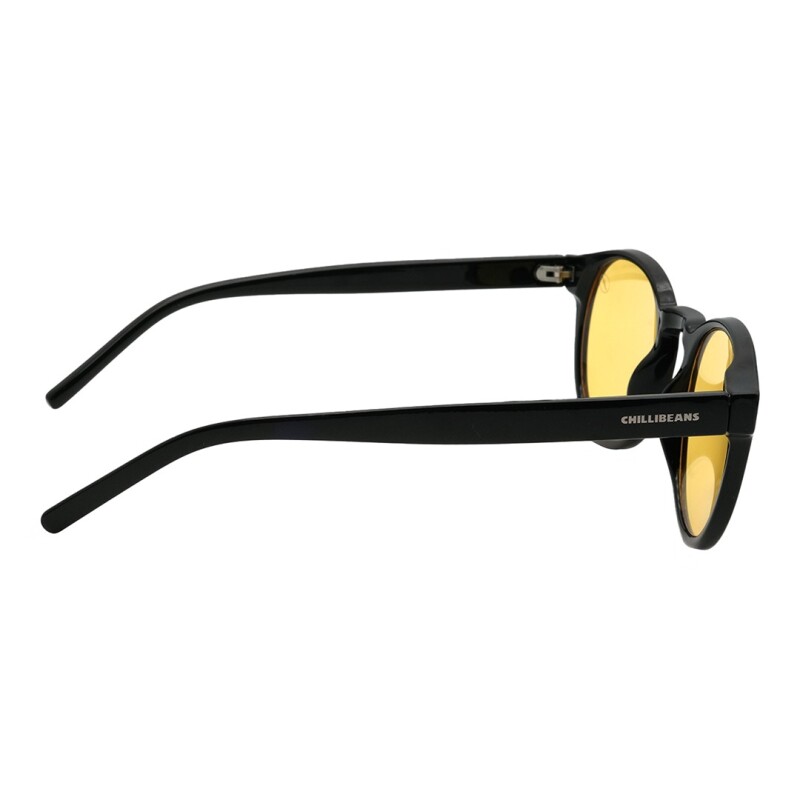 Lentes de Sol Chilli Beans Culiacán Unisex Negro - Amarillo