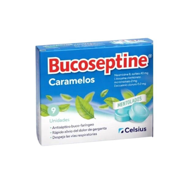 Caramelos Bucoseptine 9 Unidades Caramelos Bucoseptine 9 Unidades