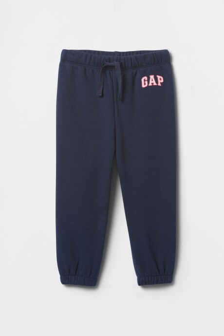 Pantalón Deportivo Logo Gap Toddler Niña Tapestry Navy