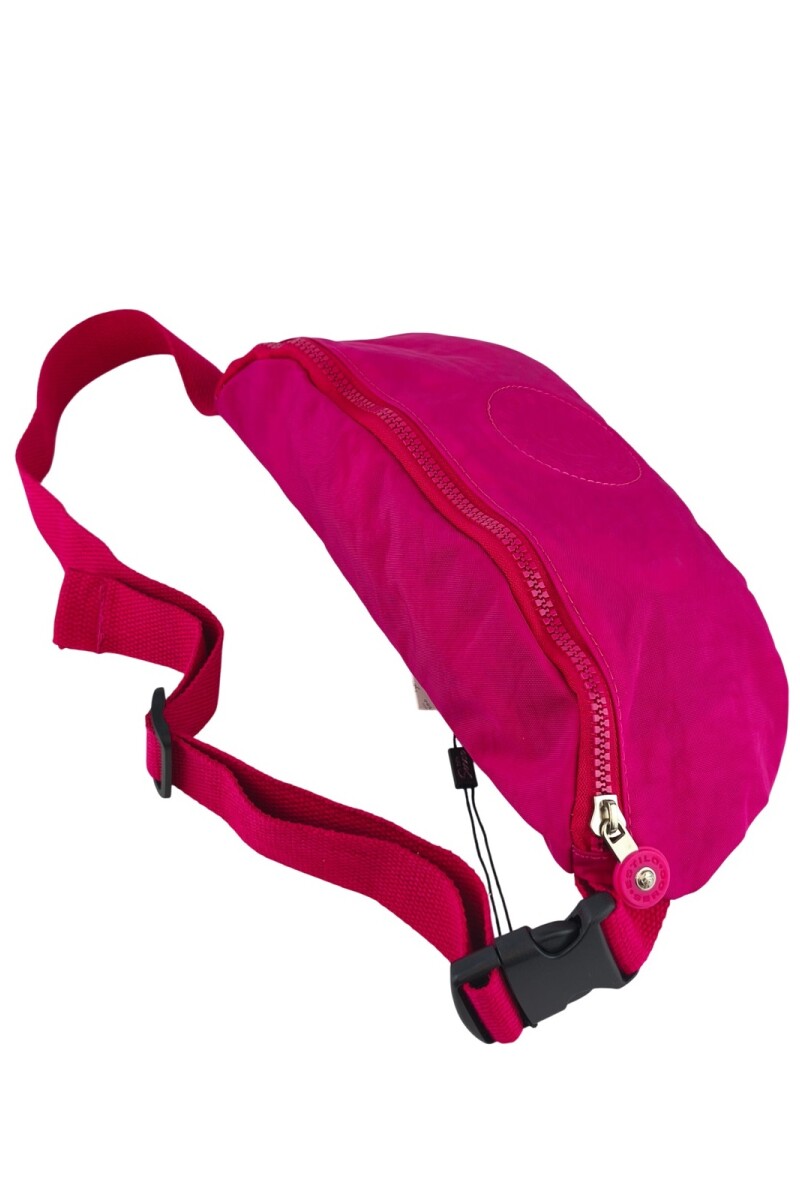 Riñonera Premium de Tafeta Amasada Rosa