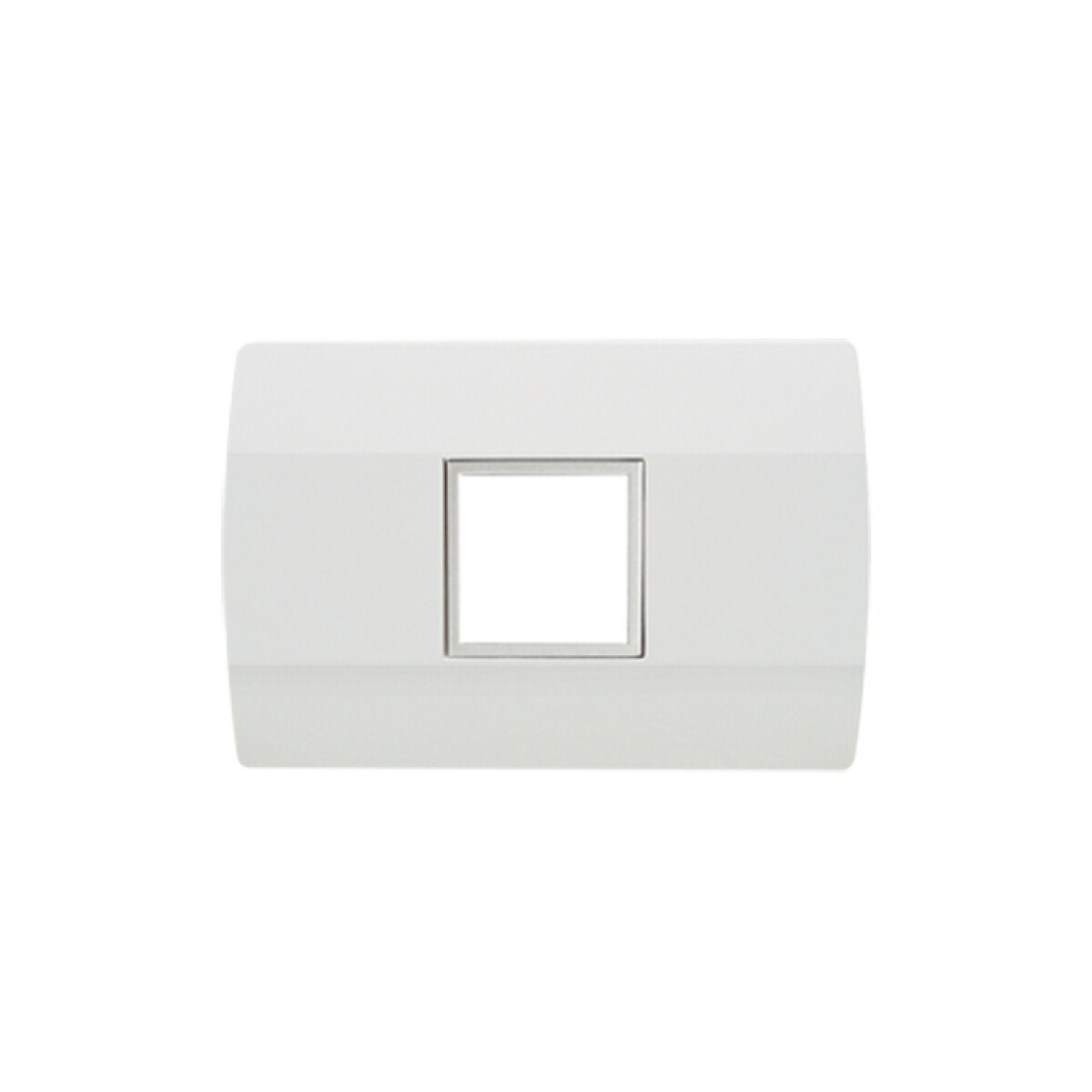 Plaqueta p/1 módulo doble - Visione blanco - C53512 