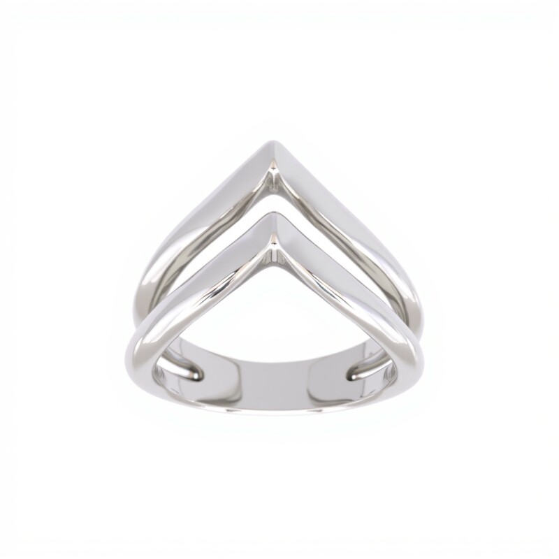 Anillo Valentino Doble-Plata 925-Sin Piedra-AN3229 sinpiedra