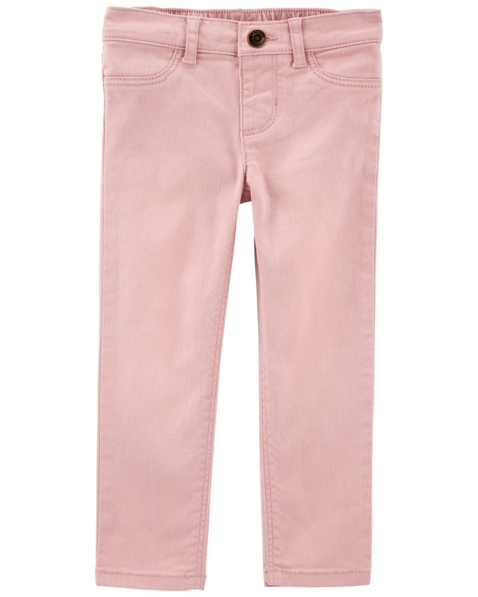 Pantalón de sarga con bolsillos corazón. Talles 12-24M 