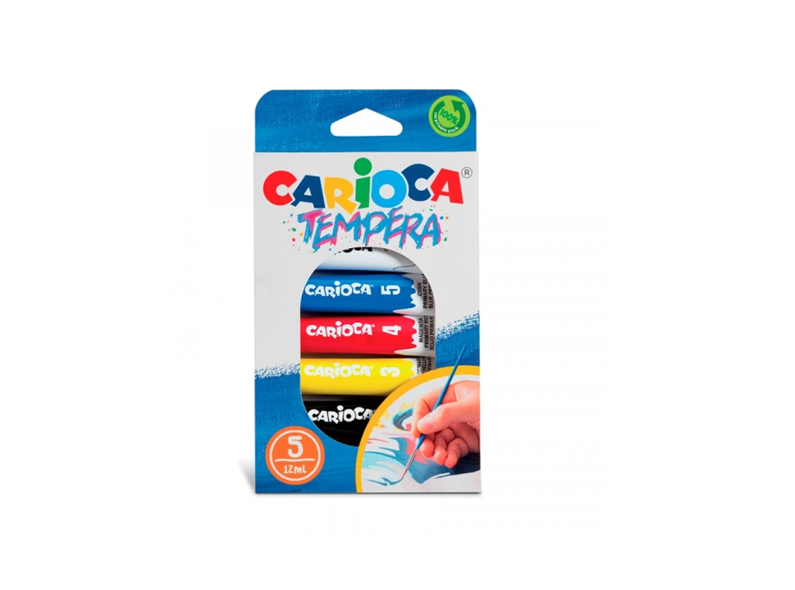 Tempera Carioca en Tubo x 5 