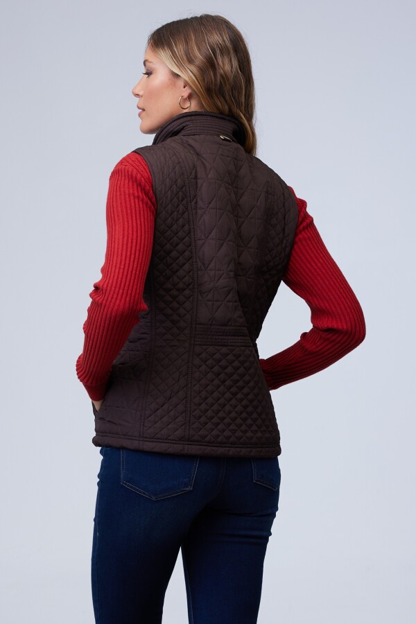 Chaleco Capitoneado MARRON