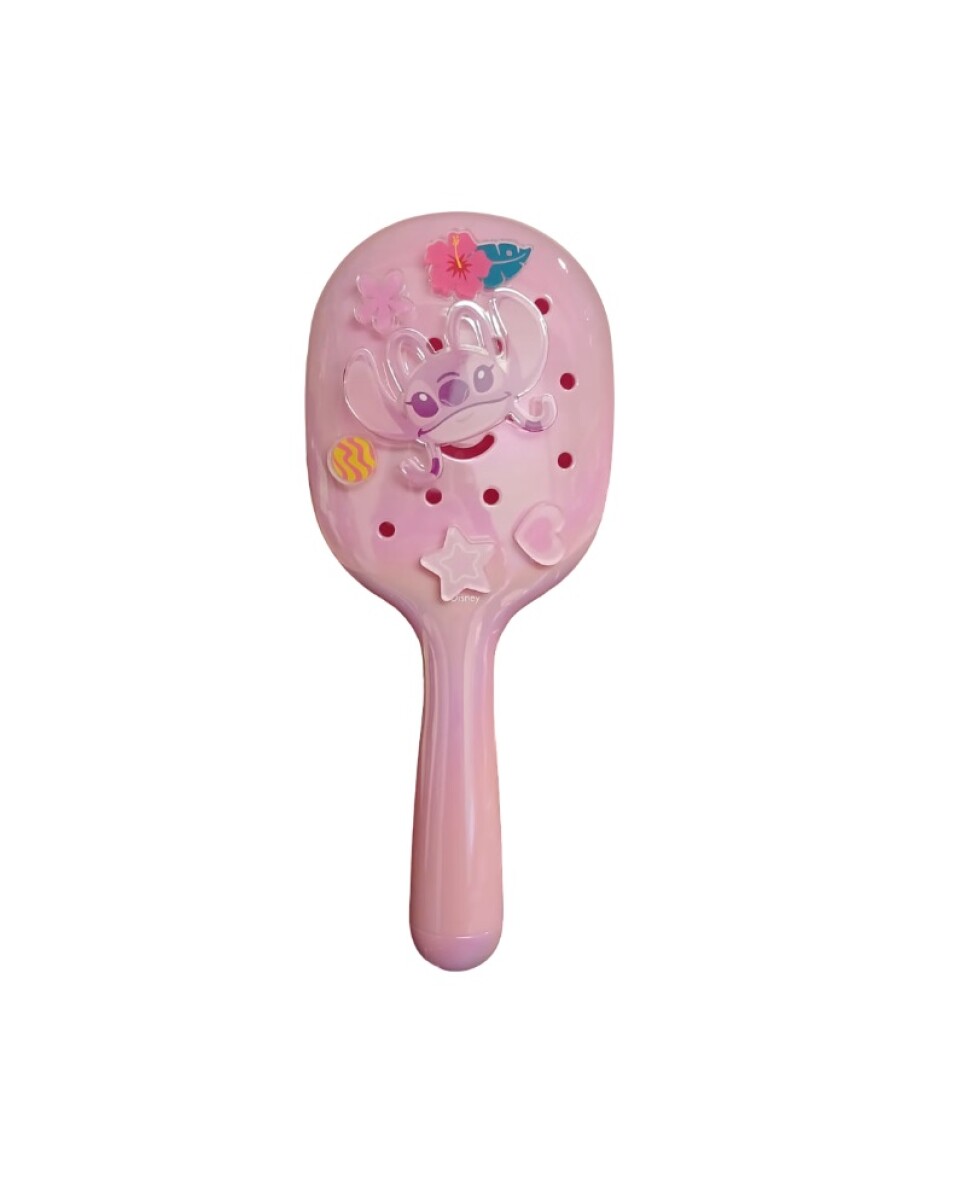 Cepillo de cabello Stitch - rosa 