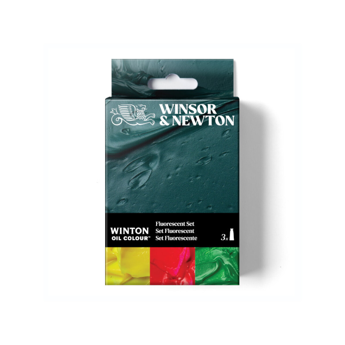 Set óleo flúo 37ml x 3 colores -Winsor & Newton 