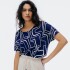 BLUSA MM FEM AZUL ESCURO