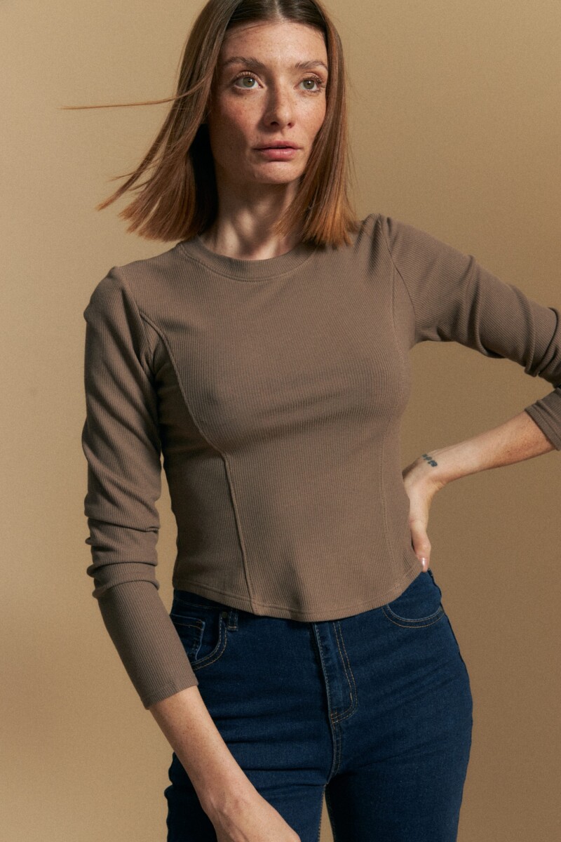 REMERA TRAVIS Visón