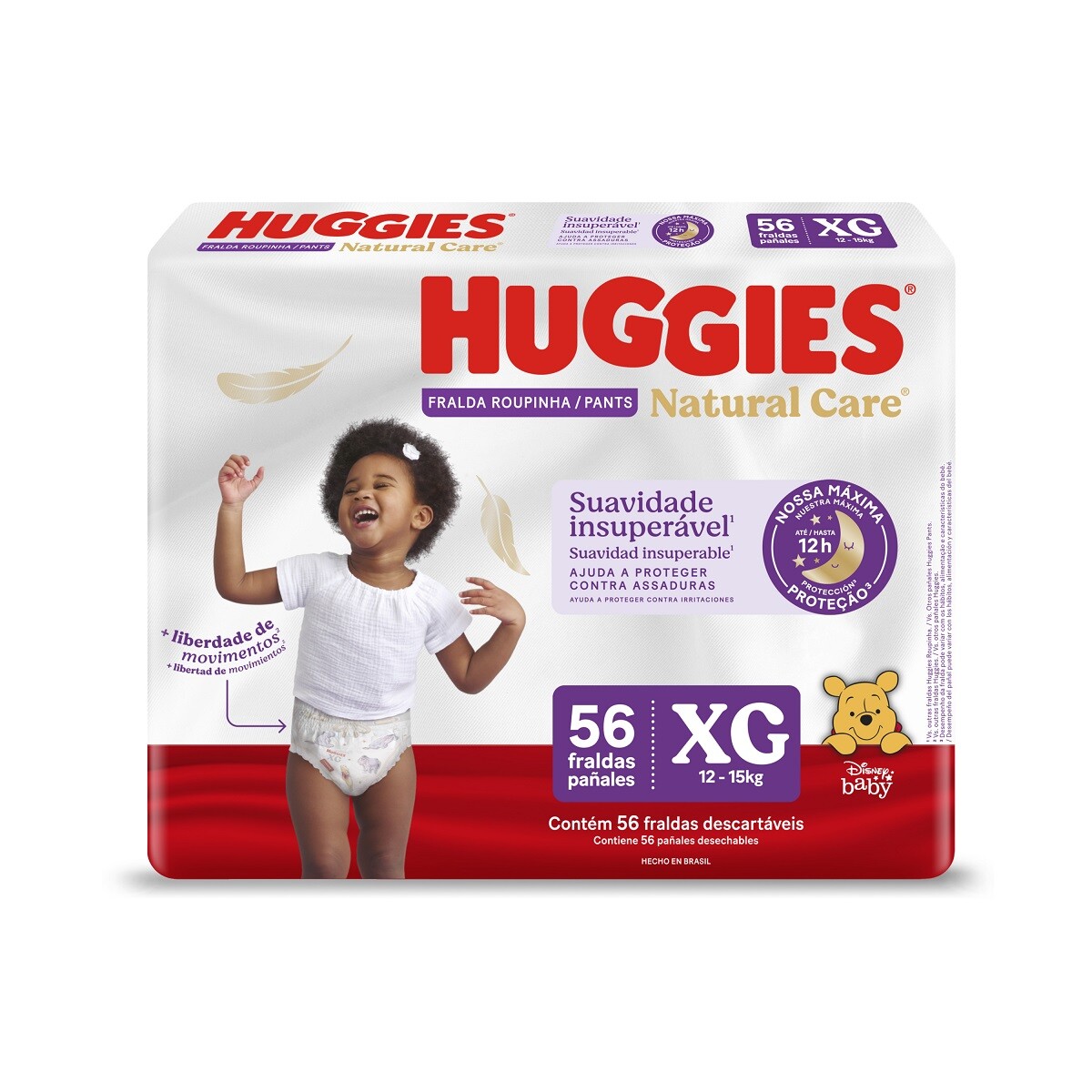 Pañales Huggies Natural Care Pants Talle Xg 56 Uds. 