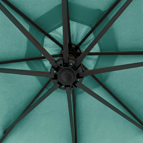 Sombrilla Jardín Exterior Impermeable Banana 3mt Verde