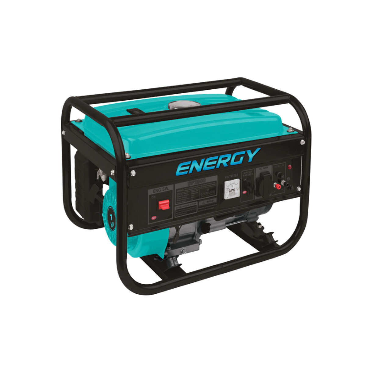 GENERADOR A NAFTA 212CC 2.8HP 12L 2800W G280050 ENERGY ++ - N/a 