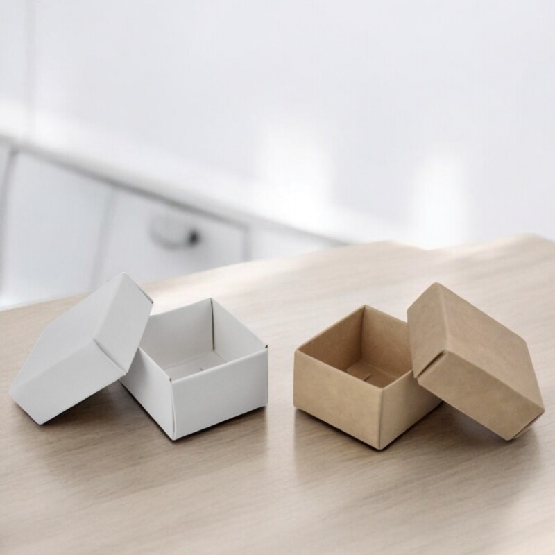 Caja 01 - 2,5x4x4 cm. REVERSIBLE BLANCO MADERA