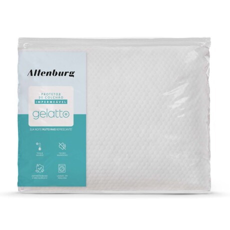 PROTECTOR DE COLCHÓN IMP FIBRA BLANCO GELATTO