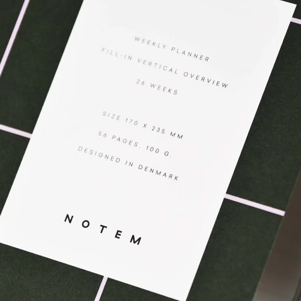 Planner Semanal MILO - Grid Verde y Rosa Planner Semanal MILO - Grid Verde y Rosa