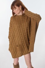Sweater Oceano Camel Lurex