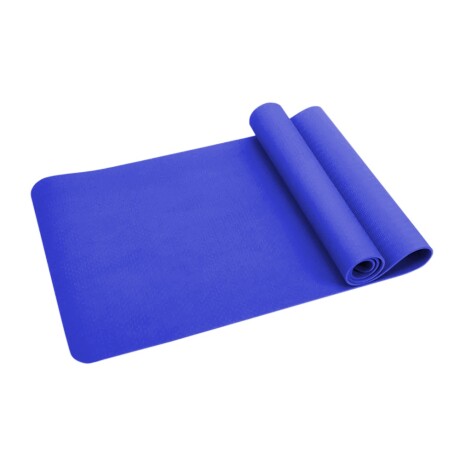 Yoga Mat Colchoneta Pilates Caucho Tpe Ecologico Azul