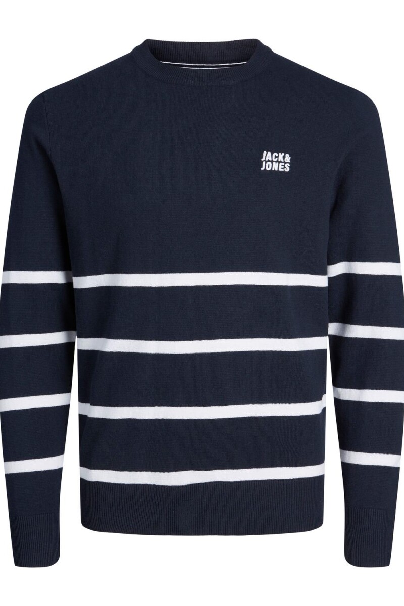Sweater Twill Navy Blazer