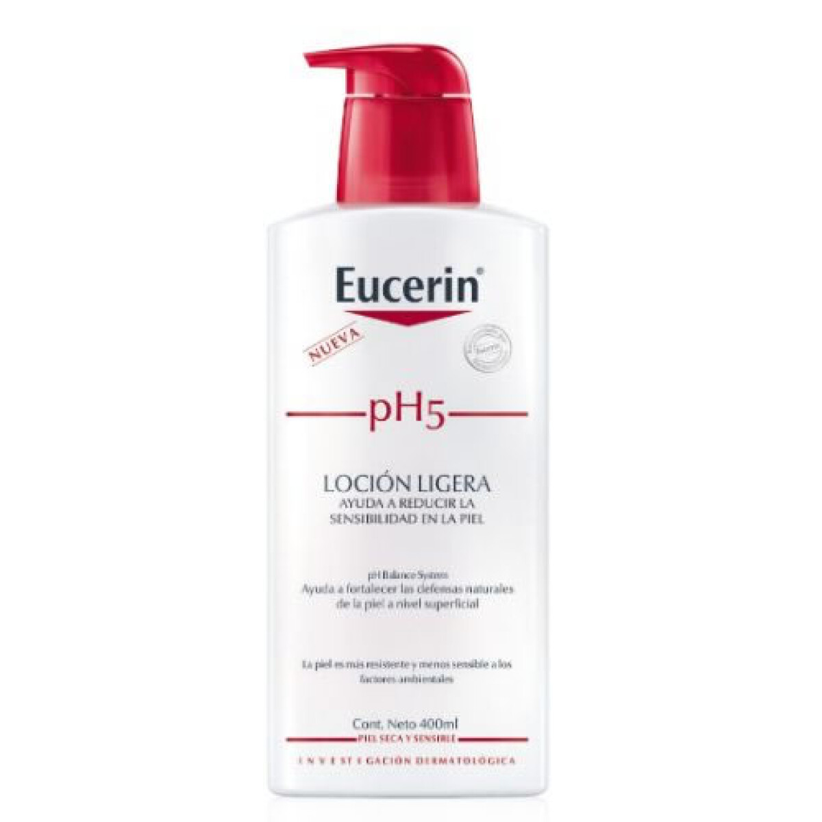 Eucerin Loción Ligera pH5 400ml – Hidratación Diaria 