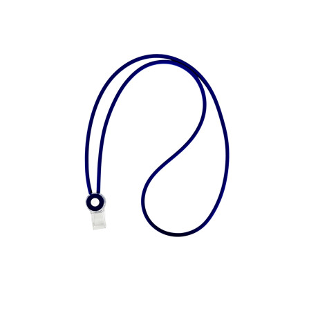 Cordón de silicona para tarjetero Azul