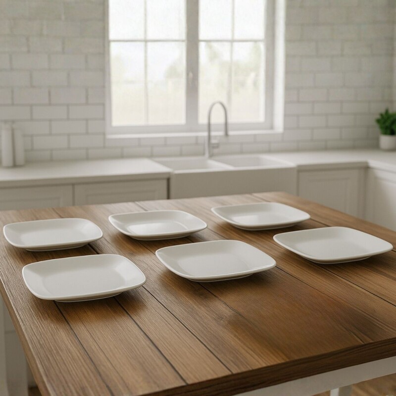 Plato llano d28cm h12 BLANCO