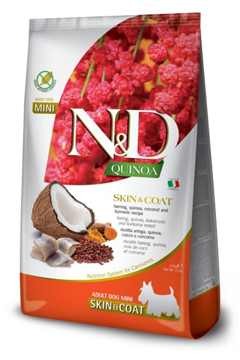ND QUINOA FELINE SKIN PEIXE 1.5 KG 