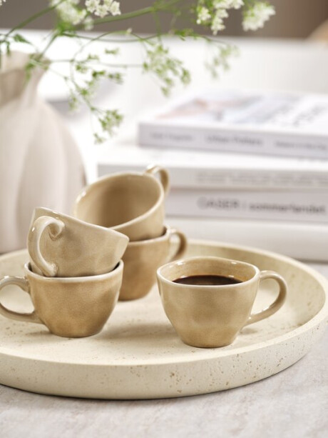 Taza espresso DETMER Ø7xH5 cm 11 cl beige Taza espresso DETMER Ø7xH5 cm 11 cl beige