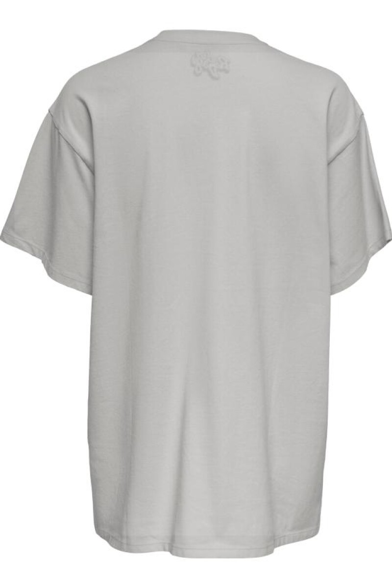 Camiseta Jimi Oversize Light Grey Melange