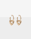 Aros Argollas Metal Argollas De Metal Reciclado Dorado - Dorado