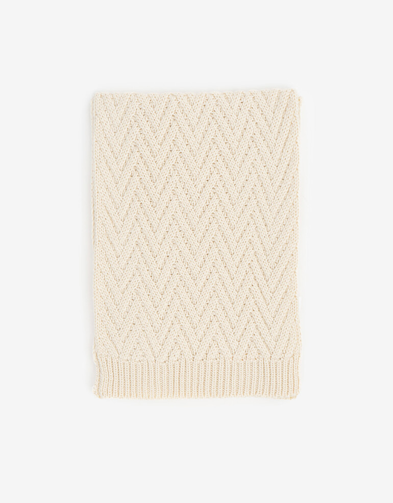 Bufandas Special Price Bufanda Tejida Special Price - Blanco Crudo