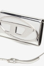 BILLETERA / MINIBOLSO 1DR CUER Plata