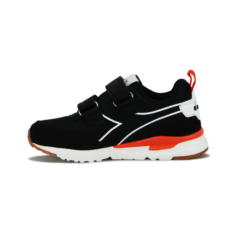 Diadora Retrins Running Niño - Negro/blanco Negro-blanco