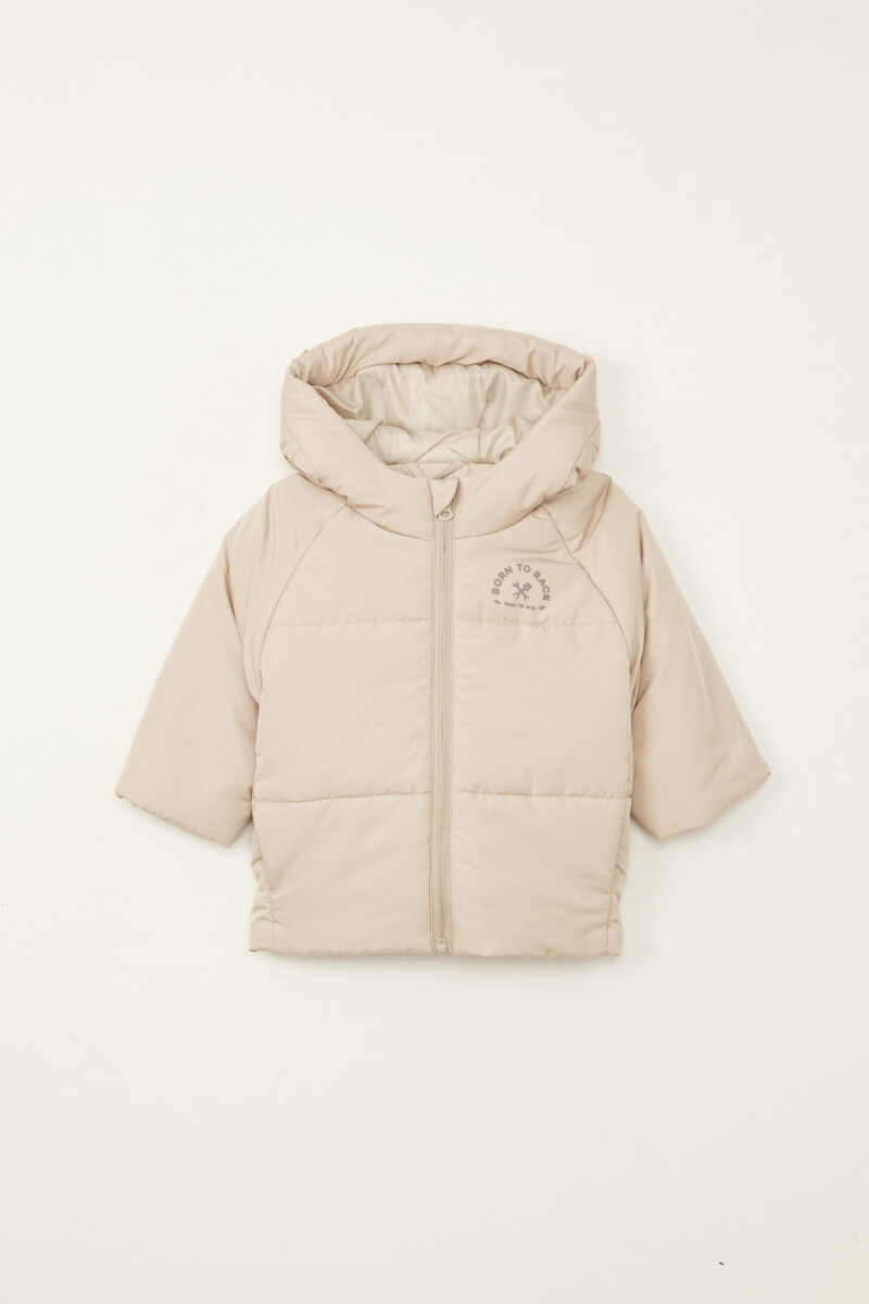 Campera capitoneada - Tostado 
