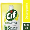 Detergente Líquido CIF Bio Active Limón DP 450 ML