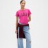 V-SS LOGO CLASSIC TEE BRIGHT FUCHSIA